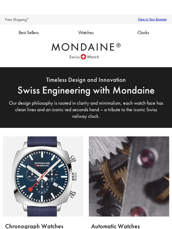 Explore Innovative Watches: Mondaine