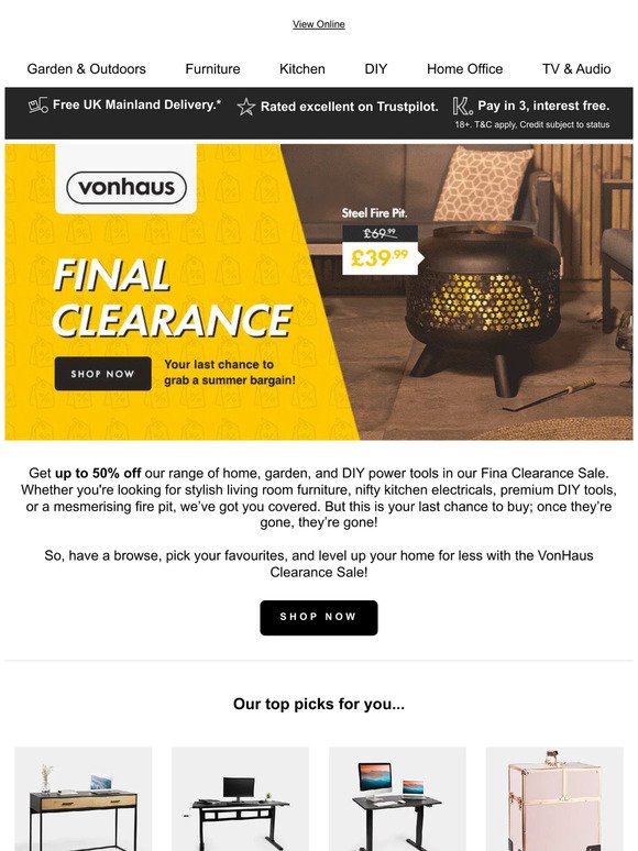 🛒🏃‍♂️ Final Clearance: save up to 50%