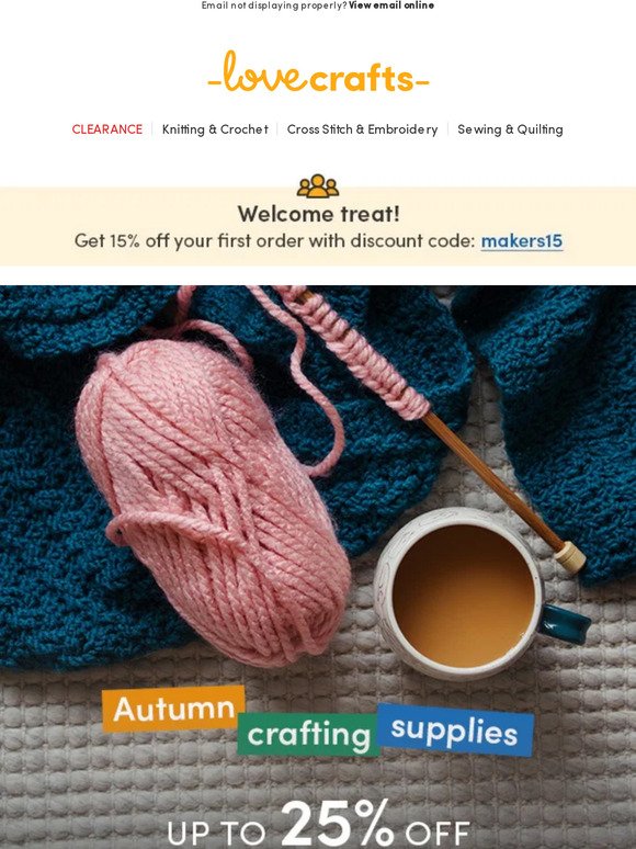 Autumn arrived early! 🍂 Up to 25% off supplies
