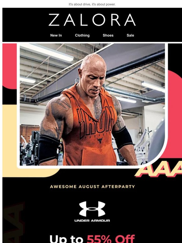 Under Armour: Get up to 55% OFF 💪