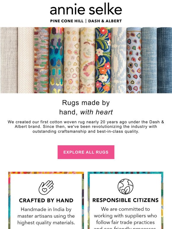 Rugs handcrafted with ❤️
