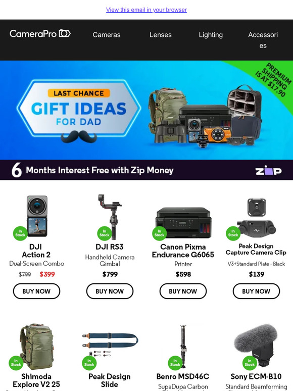 Still Looking for the Perfect Father's Day Gift? Check Out Our Premium Photography Gear!