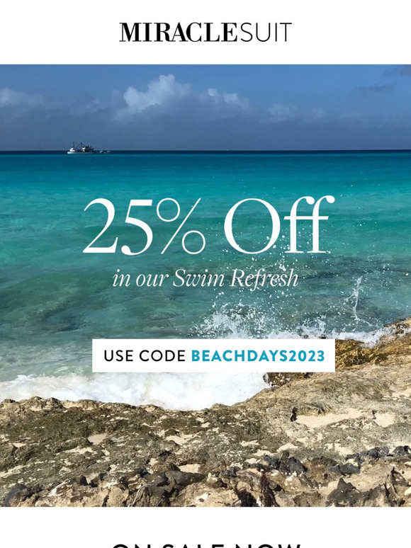 You're officially in on this sale!