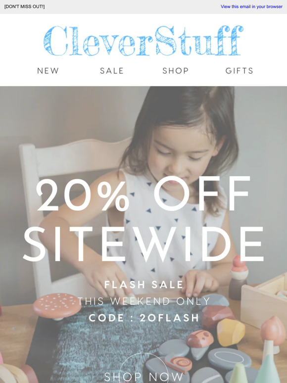 👉 FLASH SALE - ends tonight!!