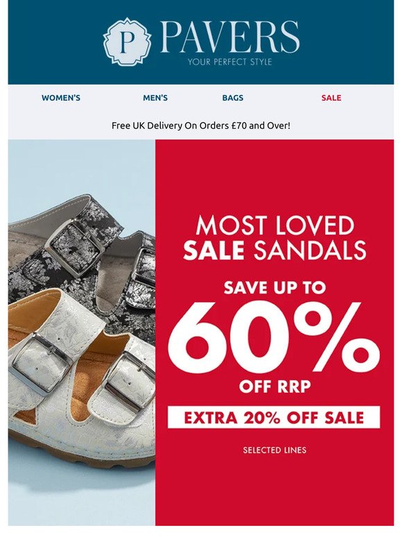 Discover sandals on sale 👉