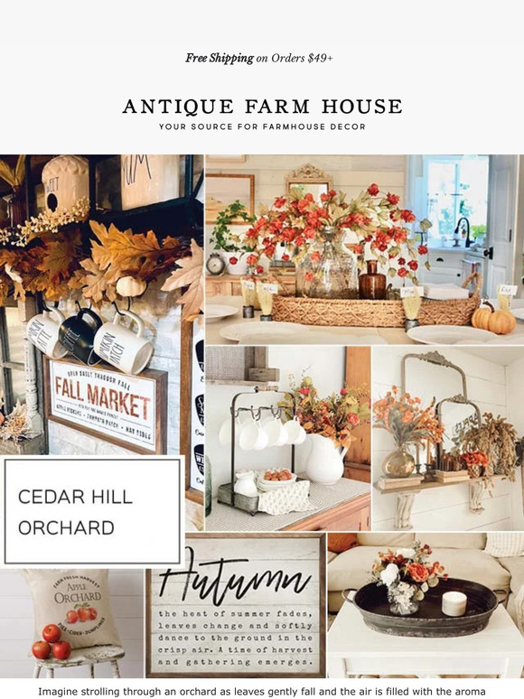 Antique Farm House ️{CEDAR HILL ORCHARD} event launched... Milled