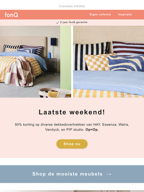 Laatste weekend 50% korting!