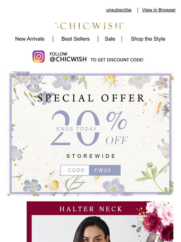 🧣 Wrap up in Style! Special Labor Day Discounts at Chicwish 🍂