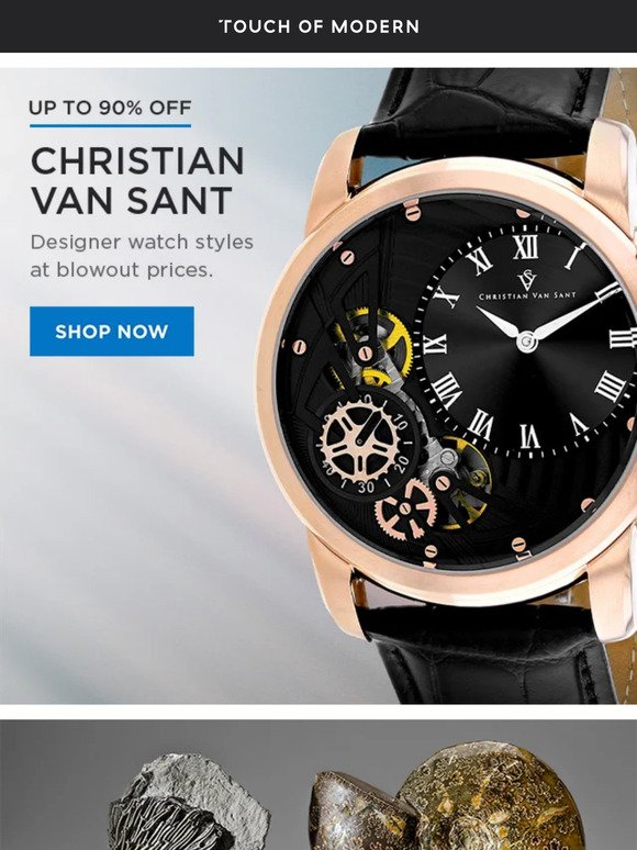 Up to 90% Off 🤯 Christian Van Sant Watches at Unbeatable Prices