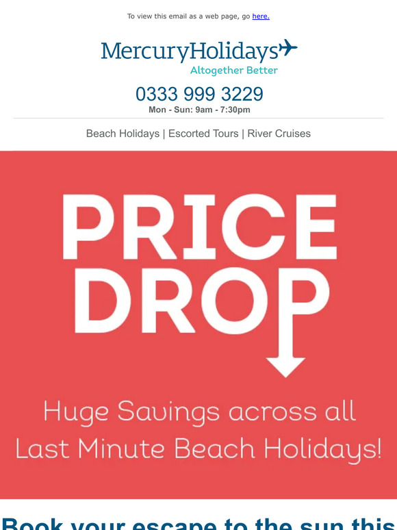 Irresistible holiday offers too good to miss!