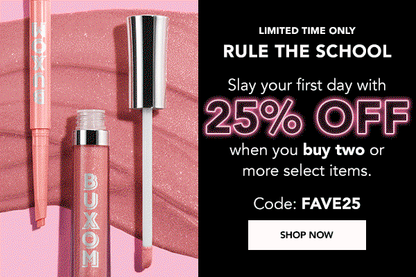 Get 25% off when you buy two or more select items. Use code FAVE25