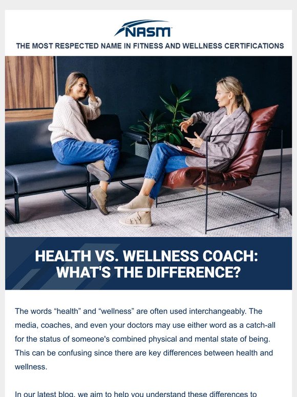 Health vs. Wellness Coach: What’s the Difference?
