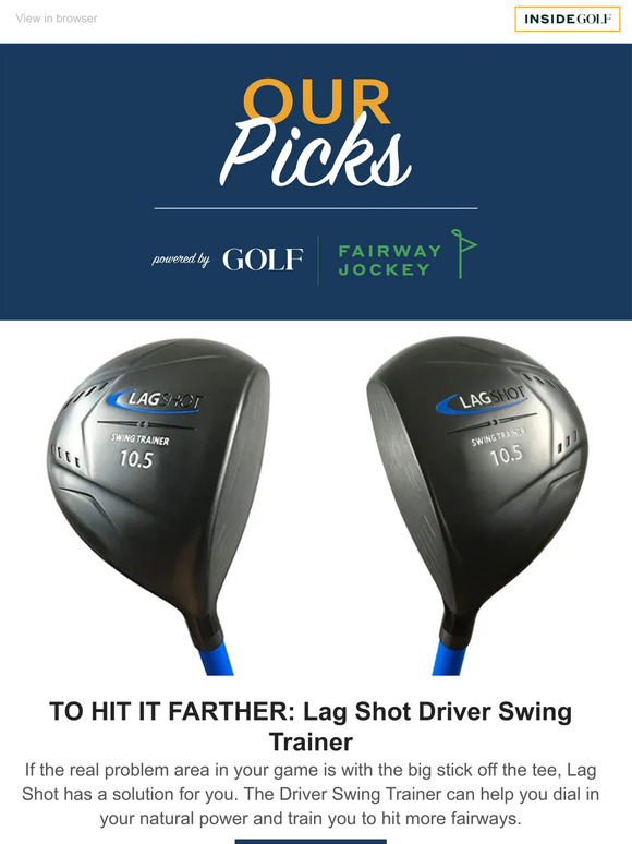 GOLF Increase your distance and accuracy with these training aids Milled