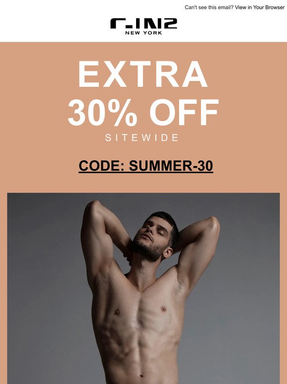 EXTRA 30% OFF Sitewide