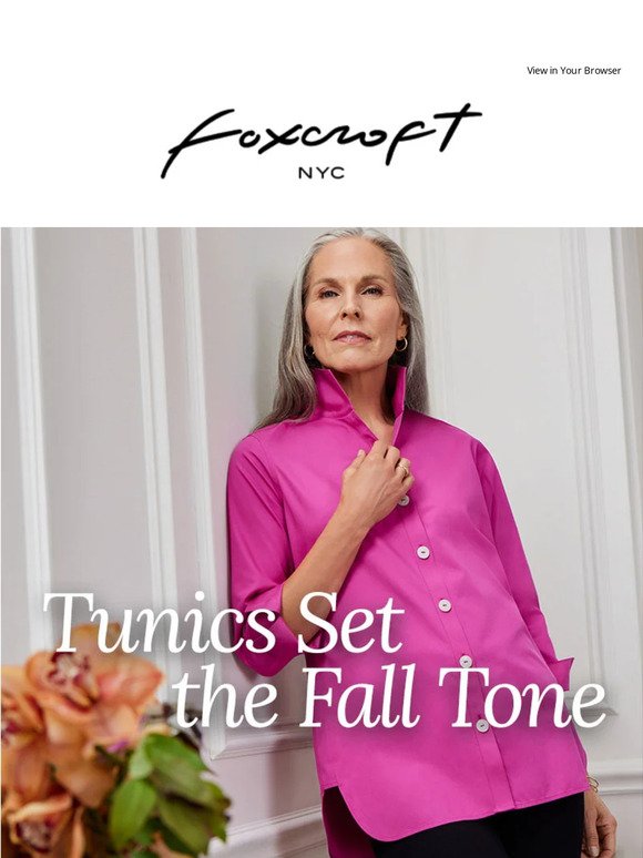 NEW: Fall Tunics Set the Tone