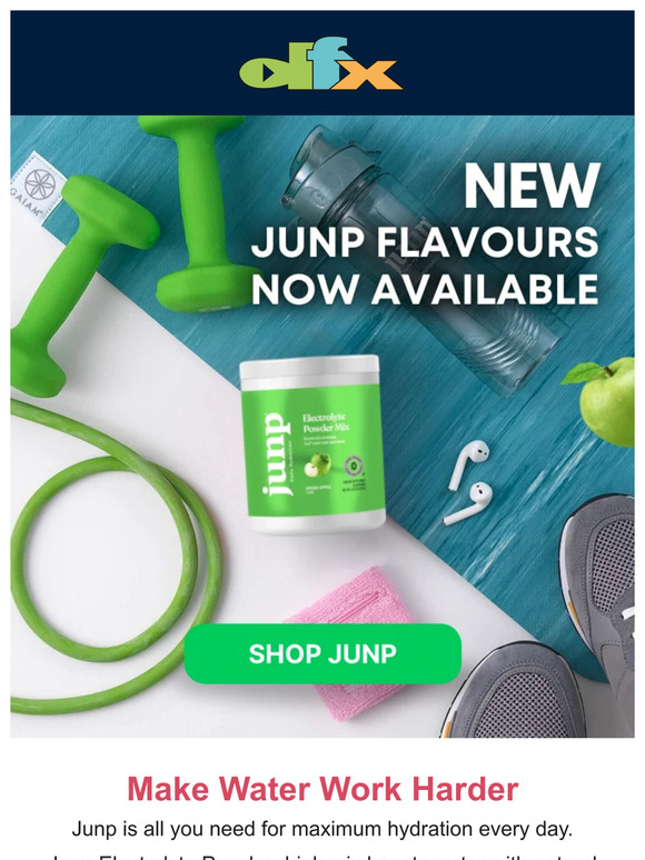NEW Junp Hydration Flavours Just Dropped