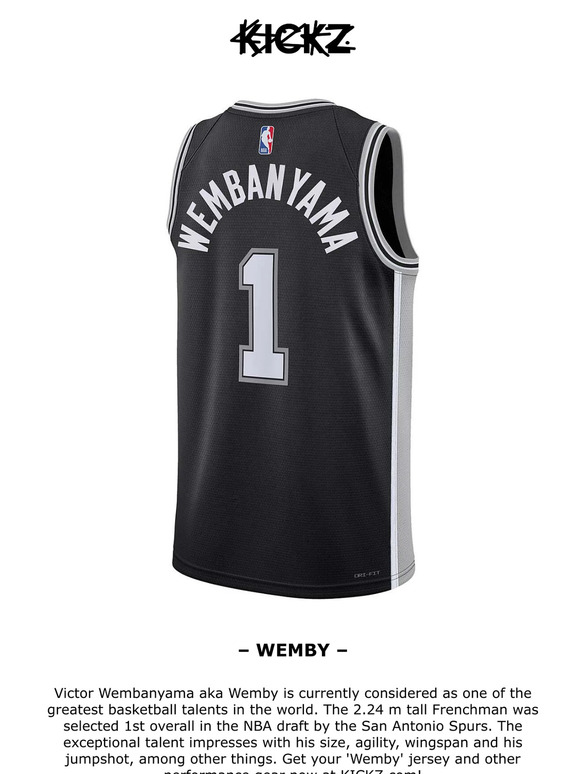 Hey ! Get your 'Wemby' jersey!