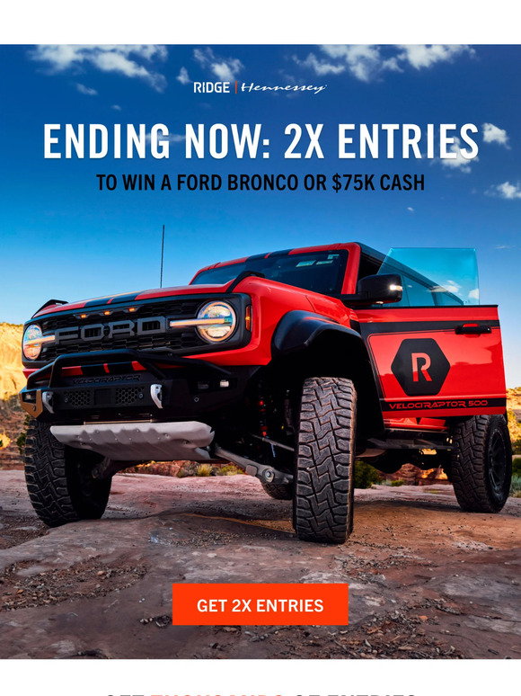 Expires Today: 2x Entries