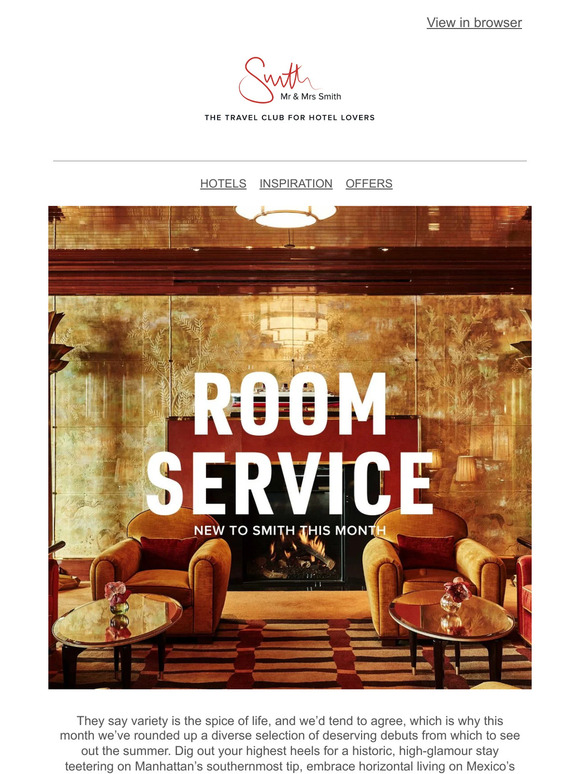 A high-glamour stay in Lower Manhattan and more arresting arrivals