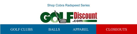 Huge Savings on Cobra Radspeed Woods & Irons