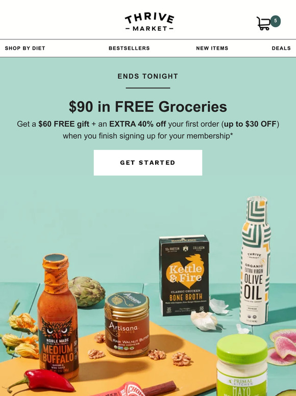 Going, going, gone! $90 in free groceries ends soon