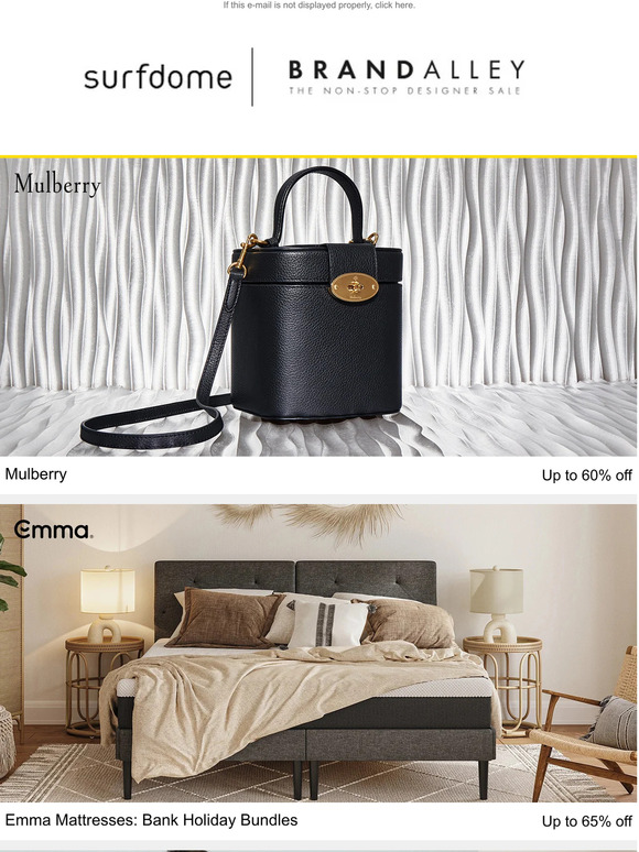 Closing Soon: Mulberry, Emma mattresses, 7 For All Mankind, Gucci, Jo Loves, Jigsaw & Fantasie