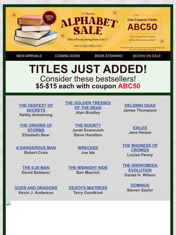 ABC SALE ENDING - JOHN'S DEALS