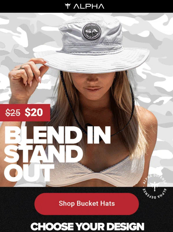 Performance Bucket Hats ONLY $20
