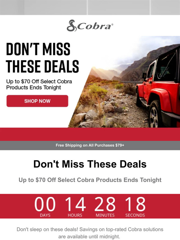 Don't Miss These Deals