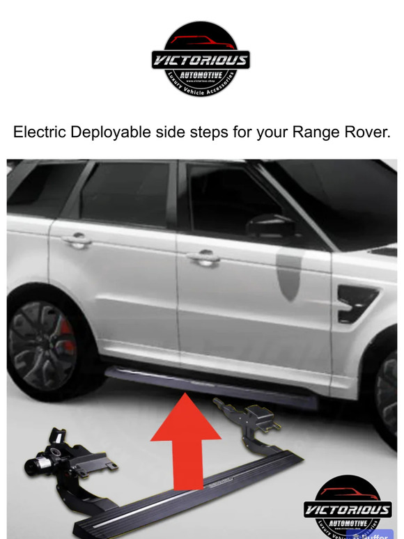 Electric Deployable side steps for your Range Rover