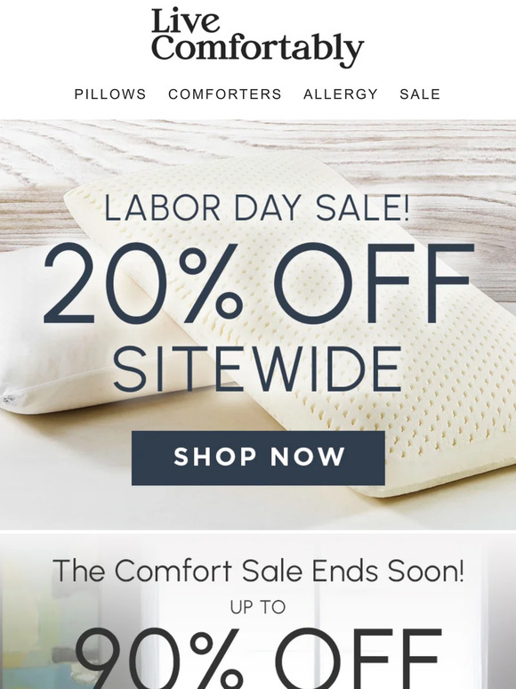 Shop The Labor Day Sale & Save 20% OFF Dreamy Bedding Items!