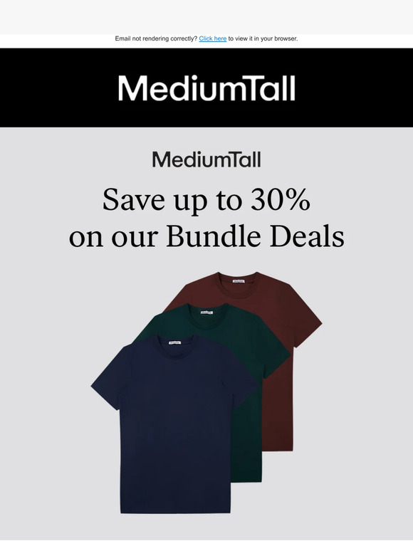 Save up to 30% on our Bundle Deals