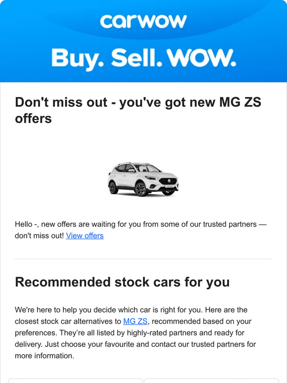 Carwow Get your hands on that MG ZS 🚗 Milled
