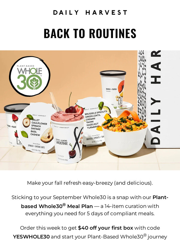 September Whole30?