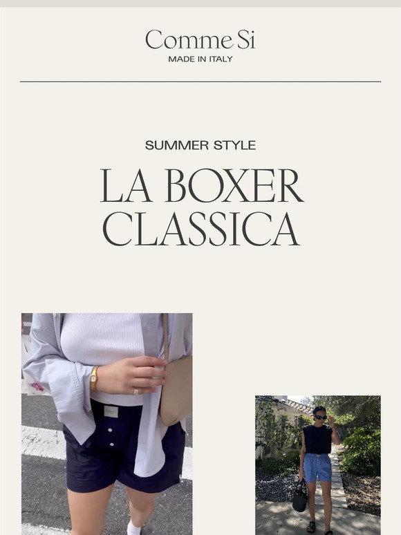 La Boxer Classica, Silk Duo – Comme Si