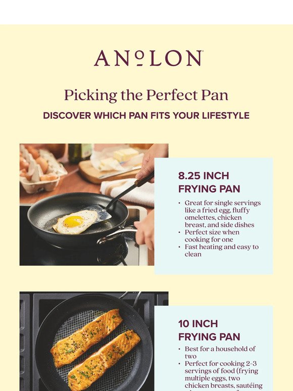 🍳 Picking the perfect pan