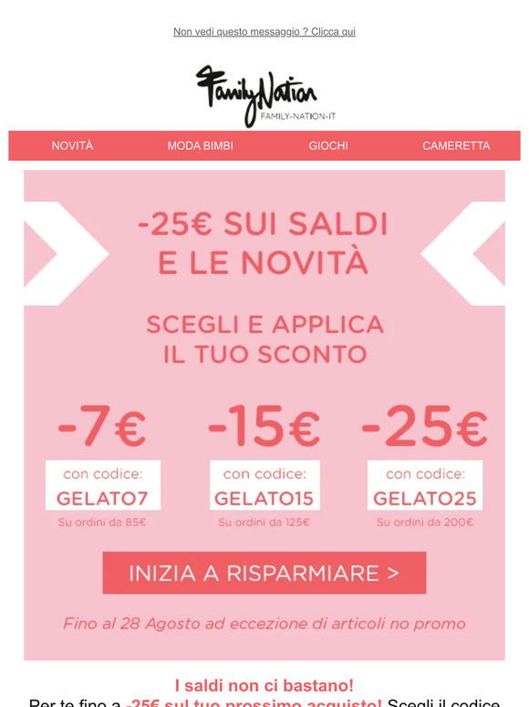 😁 SUPER! -25€ Per Te, Approfittane! 😁
