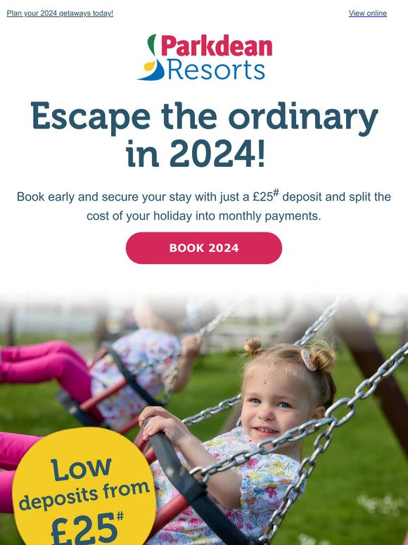 Parkdean Resorts Discover our unmissable 2024 holidays... Milled