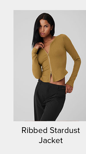 RIBBED STARDUST JACKET