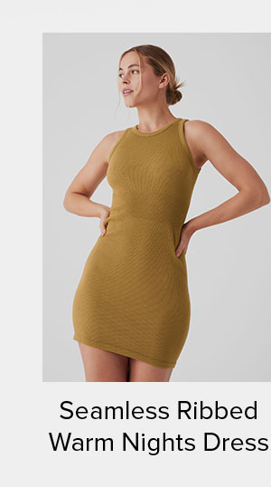 SEAMLESS RIBBED WARM NIGHTS DRESS