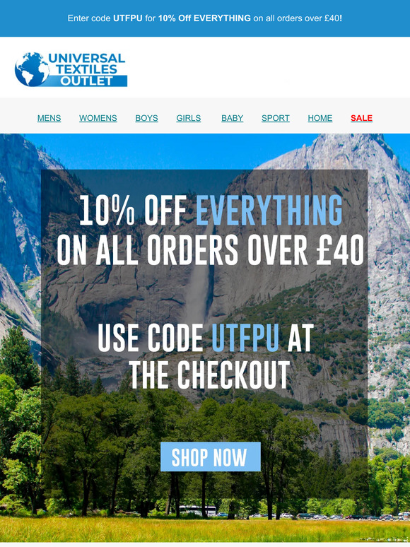 🏞️ Hey , HURRY! 10% Off EVERYTHING Ends TODAY! 🏞️