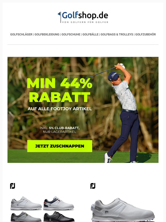 🔥 Exklusiver Footjoy Sale: Satte Rabatte auf Lagerartikel – Jetzt zugreifen! 🔥
