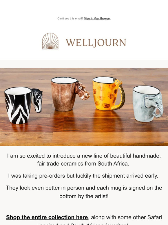 South African Ceramics Landed Early!