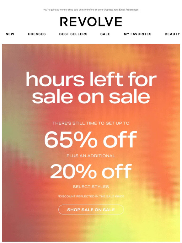 an extra 20% off is getting away!!!
