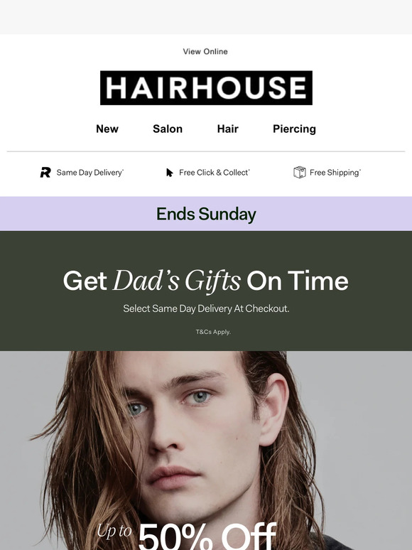 Hairhouse Warehouse Your Dad’s Wishlist Is Now Up To 50 Off Milled