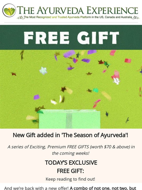 Just in: New THREE-Piece Free Gift Bundle!