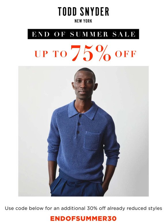 FINAL DAY: Up To 75% Off Ends At Midnight