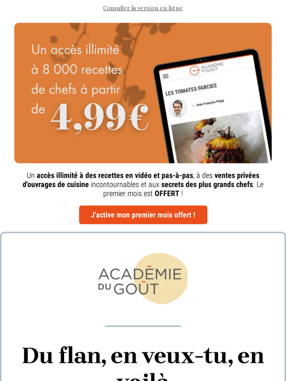 Ce n'est pas que du flan !  🥮