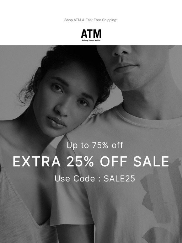 Now Live: End of Season Sale Up to 75% off