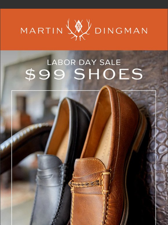 Labor Day Sale - $99 Shoes